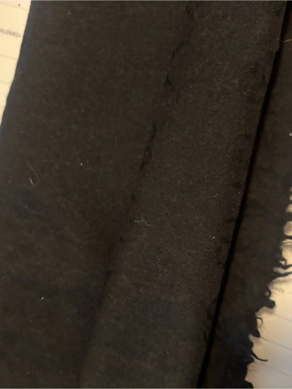 Gucci Dark Gray and Black GG Logo Knit Scarf